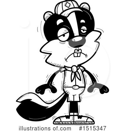 Royalty-Free (RF) Skunk Clipart Illustration by Cory Thoman - Stock Sample #1515347
