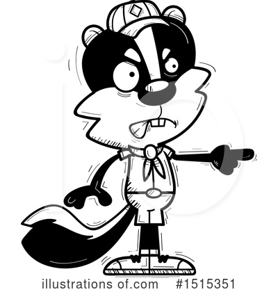 Royalty-Free (RF) Skunk Clipart Illustration by Cory Thoman - Stock Sample #1515351