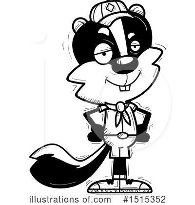 Royalty-Free (RF) Skunk Clipart Illustration by Cory Thoman - Stock Sample #1515352