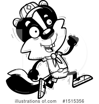 Royalty-Free (RF) Skunk Clipart Illustration by Cory Thoman - Stock Sample #1515356