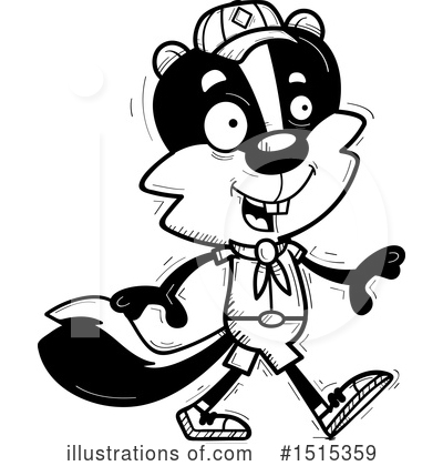 Royalty-Free (RF) Skunk Clipart Illustration by Cory Thoman - Stock Sample #1515359