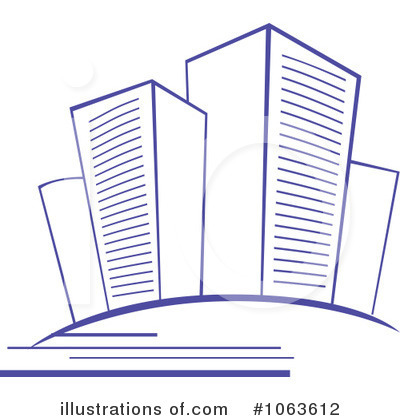 Royalty-Free (RF) Skyscraper Clipart Illustration by Vector Tradition SM - Stock Sample #1063612
