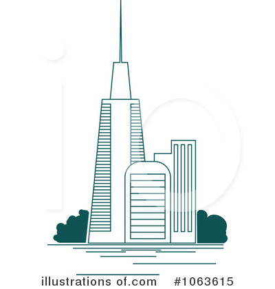 Royalty-Free (RF) Skyscraper Clipart Illustration by Vector Tradition SM - Stock Sample #1063615