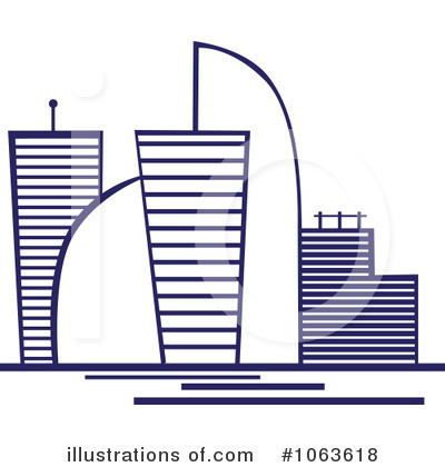 Royalty-Free (RF) Skyscraper Clipart Illustration by Vector Tradition SM - Stock Sample #1063618
