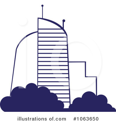 Royalty-Free (RF) Skyscraper Clipart Illustration by Vector Tradition SM - Stock Sample #1063650