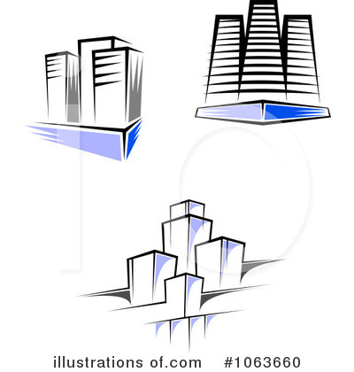 Royalty-Free (RF) Skyscraper Clipart Illustration by Vector Tradition SM - Stock Sample #1063660