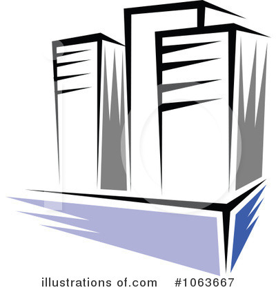 Royalty-Free (RF) Skyscraper Clipart Illustration by Vector Tradition SM - Stock Sample #1063667