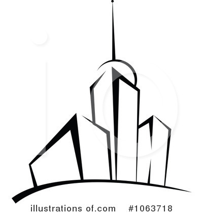 Royalty-Free (RF) Skyscraper Clipart Illustration by Vector Tradition SM - Stock Sample #1063718