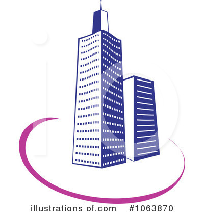Royalty-Free (RF) Skyscraper Clipart Illustration by Vector Tradition SM - Stock Sample #1063870
