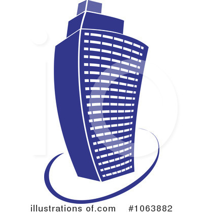 Royalty-Free (RF) Skyscraper Clipart Illustration by Vector Tradition SM - Stock Sample #1063882