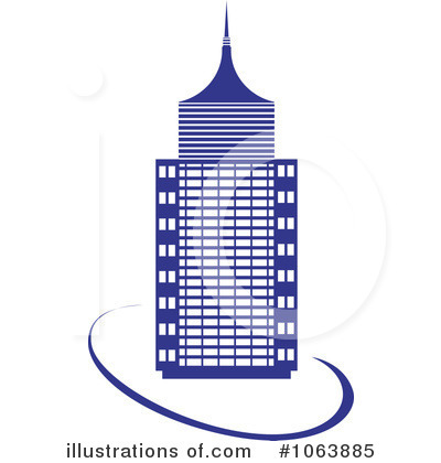 Royalty-Free (RF) Skyscraper Clipart Illustration by Vector Tradition SM - Stock Sample #1063885