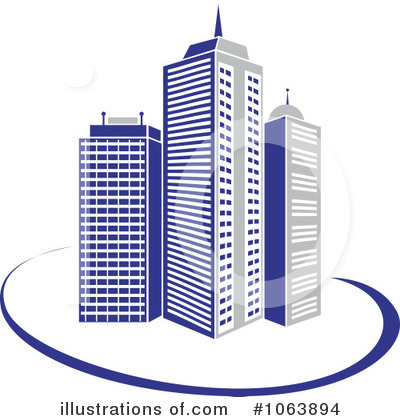 Royalty-Free (RF) Skyscraper Clipart Illustration by Vector Tradition SM - Stock Sample #1063894