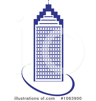 Royalty-Free (RF) Skyscraper Clipart Illustration by Vector Tradition SM - Stock Sample #1063900