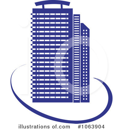 Royalty-Free (RF) Skyscraper Clipart Illustration by Vector Tradition SM - Stock Sample #1063904