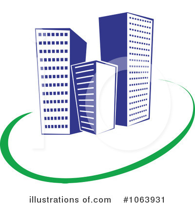 Royalty-Free (RF) Skyscraper Clipart Illustration by Vector Tradition SM - Stock Sample #1063931