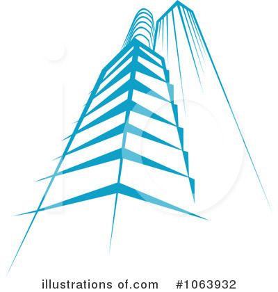 Royalty-Free (RF) Skyscraper Clipart Illustration by Vector Tradition SM - Stock Sample #1063932