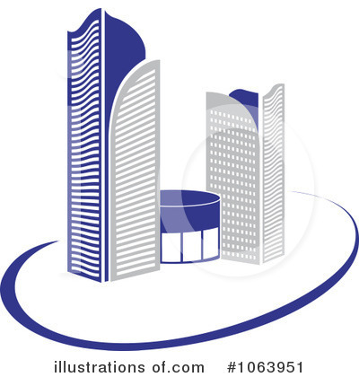 Royalty-Free (RF) Skyscraper Clipart Illustration by Vector Tradition SM - Stock Sample #1063951