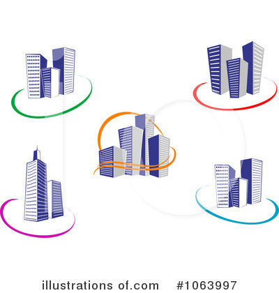 Royalty-Free (RF) Skyscraper Clipart Illustration by Vector Tradition SM - Stock Sample #1063997