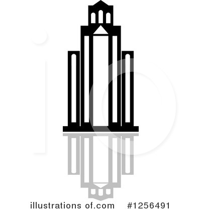 Royalty-Free (RF) Skyscraper Clipart Illustration by Vector Tradition SM - Stock Sample #1256491