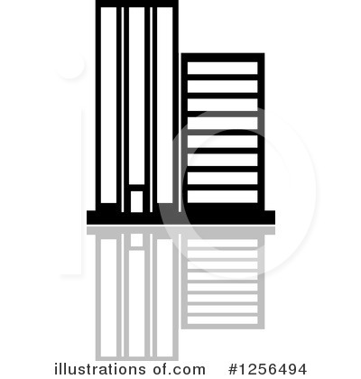 Royalty-Free (RF) Skyscraper Clipart Illustration by Vector Tradition SM - Stock Sample #1256494