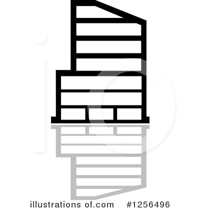 Royalty-Free (RF) Skyscraper Clipart Illustration by Vector Tradition SM - Stock Sample #1256496
