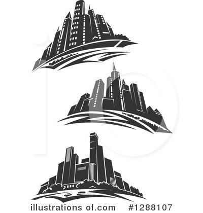 Royalty-Free (RF) Skyscraper Clipart Illustration by Vector Tradition SM - Stock Sample #1288107
