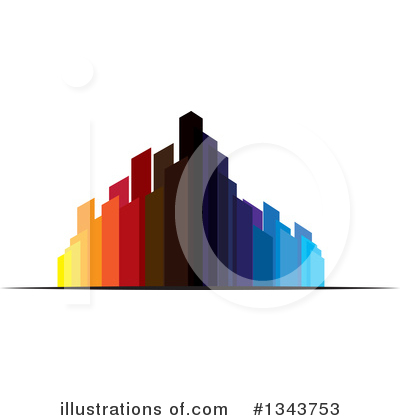 Royalty-Free (RF) Skyscraper Clipart Illustration by ColorMagic - Stock Sample #1343753