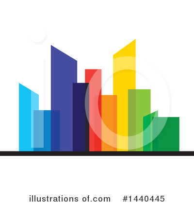 Royalty-Free (RF) Skyscraper Clipart Illustration by ColorMagic - Stock Sample #1440445
