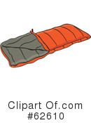 Sleeping Bag Clipart #62610 by Pams Clipart