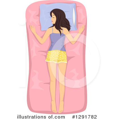 Royalty-Free (RF) Sleeping Clipart Illustration by BNP Design Studio - Stock Sample #1291782