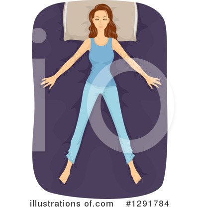 Royalty-Free (RF) Sleeping Clipart Illustration by BNP Design Studio - Stock Sample #1291784
