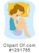 Sleeping Clipart #1291785 by BNP Design Studio