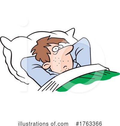 Royalty-Free (RF) Sleeping Clipart Illustration by Johnny Sajem - Stock Sample #1763366