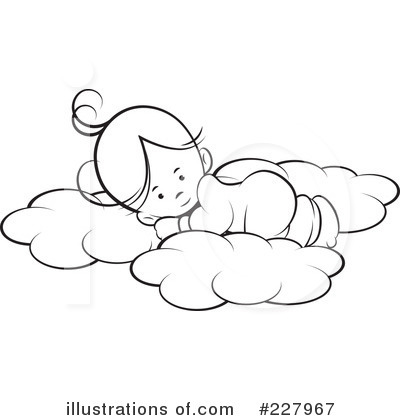 Royalty-Free (RF) Sleeping Clipart Illustration by Lal Perera - Stock Sample #227967