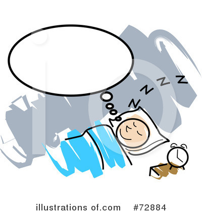 Royalty-Free (RF) Sleeping Clipart Illustration by r formidable - Stock Sample #72884