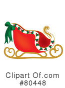 Sleigh Clipart #80448 by Pams Clipart