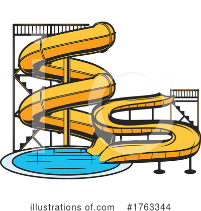 Water Slide Clipart #1763344 by Vector Tradition SM
