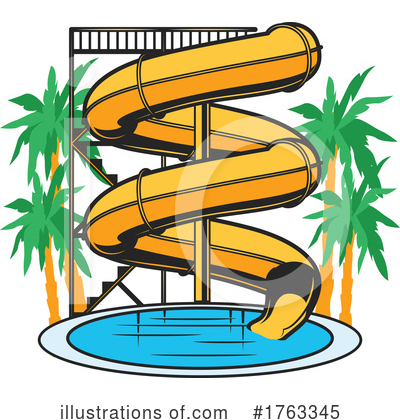 Water Slide Clipart #1763345 by Vector Tradition SM