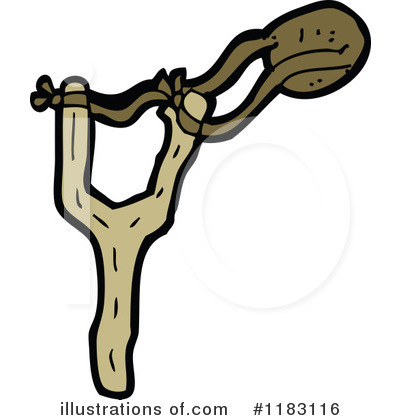 Royalty-Free (RF) Slingshot Clipart Illustration by lineartestpilot - Stock Sample #1183116