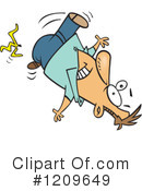 Slipping Clipart #1209649 by toonaday