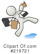 Slipping Clipart #219721 by Leo Blanchette