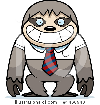 Sloth Clipart #1466940 by Cory Thoman