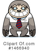 Sloth Clipart #1466940 by Cory Thoman