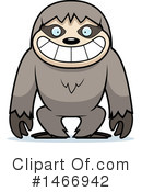 Sloth Clipart #1466942 by Cory Thoman