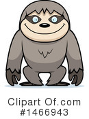 Sloth Clipart #1466943 by Cory Thoman