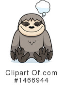 Sloth Clipart #1466944 by Cory Thoman