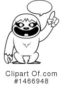 Sloth Clipart #1466948 by Cory Thoman