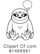 Sloth Clipart #1466961 by Cory Thoman