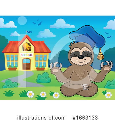 Sloth Clipart #1663133 by visekart
