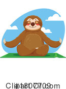 Sloth Clipart #1807709 by Vector Tradition SM